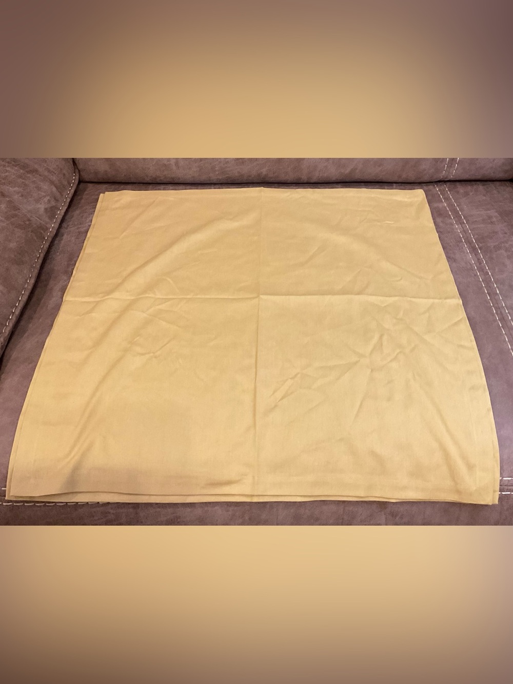 Crate & Barrel Bridget Yellow Napkins